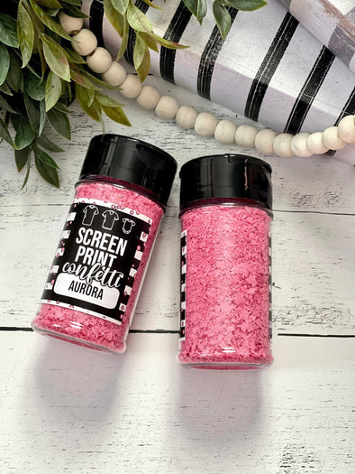 Bubblegum Screen Print Confetti| Shirt Confetti| Shirt Sprinkles| Shirt Making| Screen Confetti| Screen Print Confetti| Tee Confetti| - Southbound Supply Co.