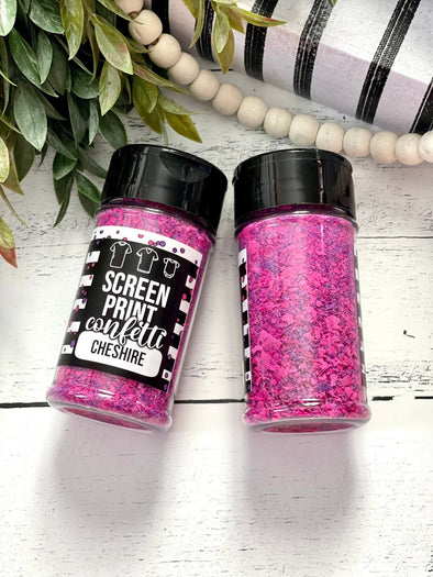 Pink & Purple Screen Print Confetti| Shirt Confetti| Shirt Sprinkles| Shirt Making| Screen Confetti| Screen Print Confetti| Tee Confetti| - Southbound Supply Co.