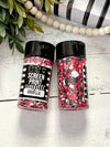 Red White & Black Screen Print Confetti| Shirt Confetti| Shirt Sprinkles| Shirt Making| Screen Confetti| Screen Print Confetti| Tee Confetti - Southbound Supply Co.