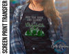 Wishabitch Woods Screen Print Transfer; Shirt Transfer; Shirt Making; DIY; Screen Prints; She lives in wishabitch woods; Full Color; - Southbound Supply Co.
